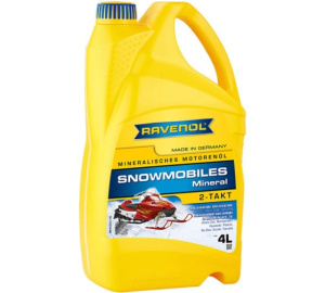 Масло RAVENOL для снегоходов Snowmobiles 2T Mineral 4л 1153310-004-01-999