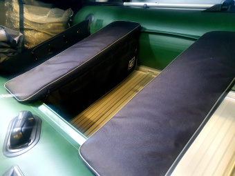 Комплект мягких накладок на сиденье Golfstream 85 с сумкой, чер 4