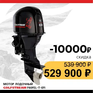 Мотор лодочный GOLFSTREAM F60FEL-T-EFI