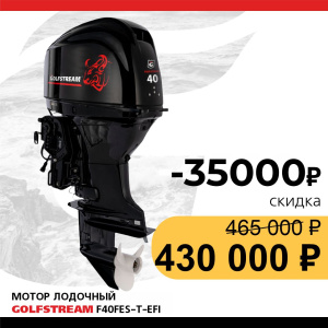 Мотор лодочный GOLFSTREAM F40FES-T EFI